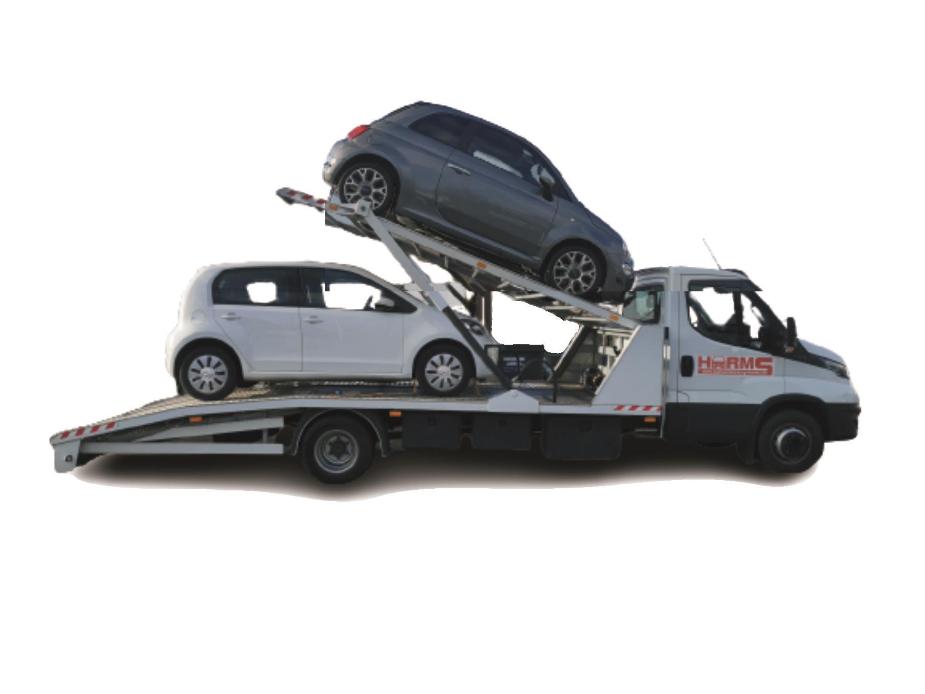 Doppelstock-Autotransporter mieten bei der Autovermietung Harms