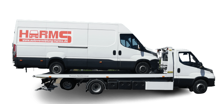 Iveco DAILY 70C18H mit Schiebeplateau und Hubbrille mieten bei der Autovermietung Harms